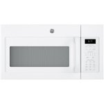 Front Zoom. GE - 1.7 Cu. Ft. Over-the-Range Microwave with Sensor Cooking - White.