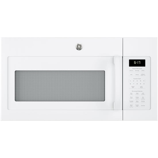 Ge 1 7 Cu Ft Over The Range Microwave With Sensor Cooking White Jvm6175dkww Best Buy