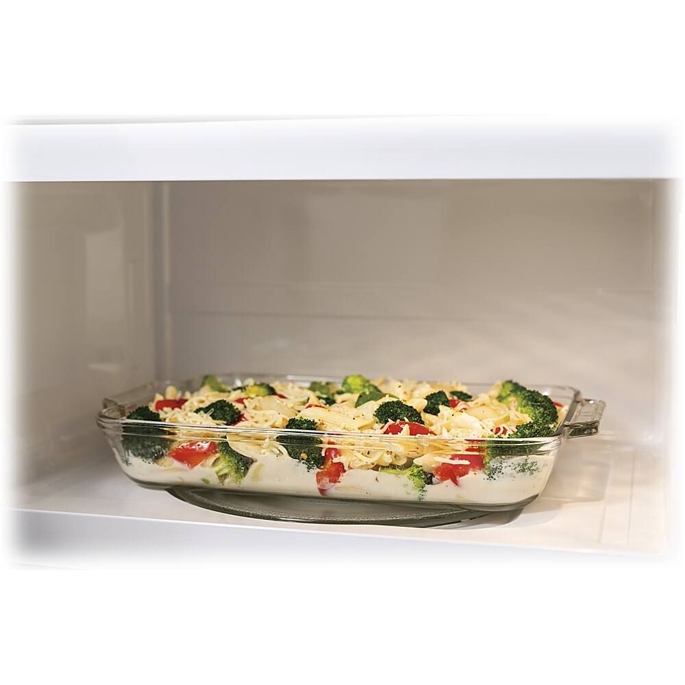 Alt View 21. GE - 1.7 Cu. Ft. Over-the-Range Microwave with Sensor Cooking - White.