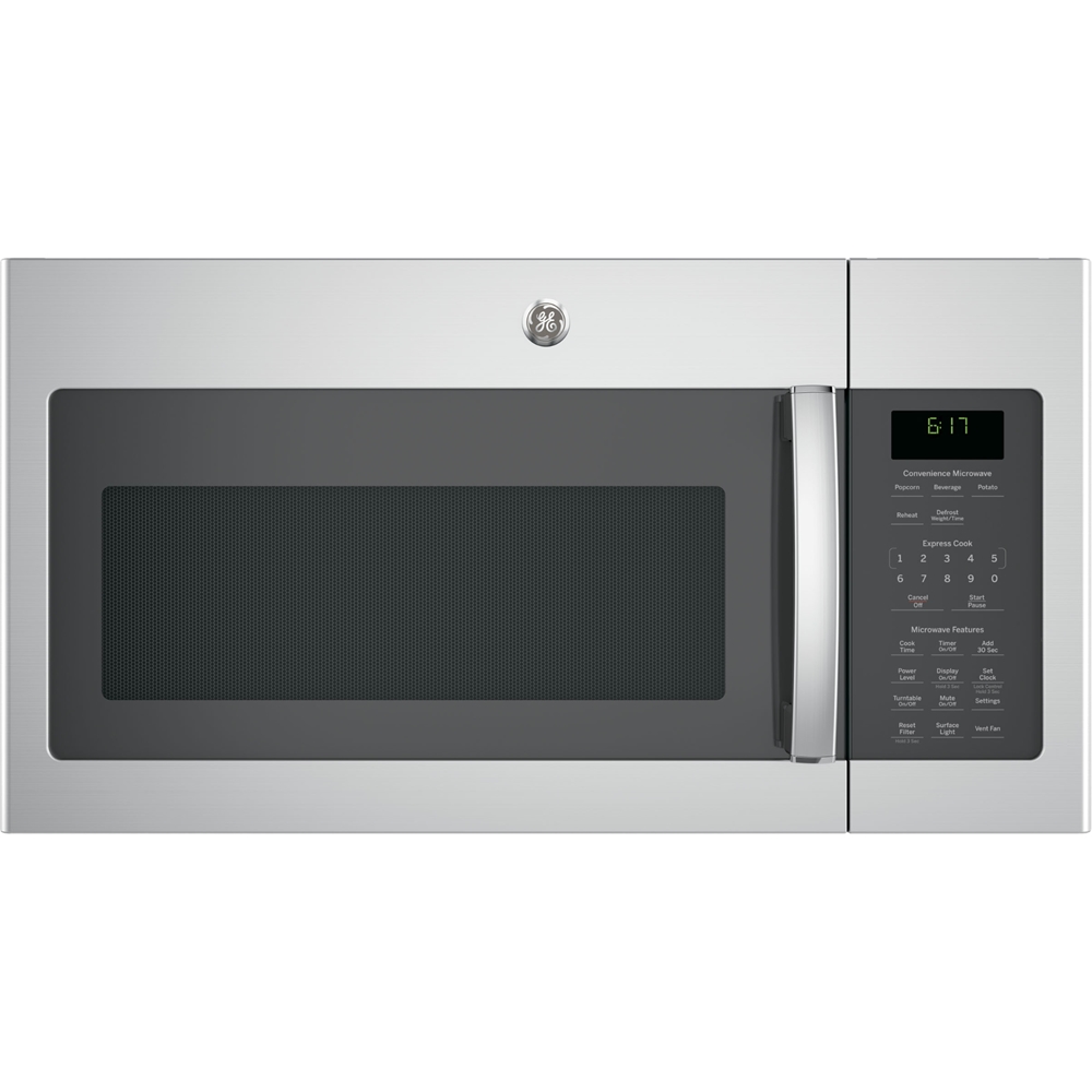 Stainless Steel Over-The-Range Microwave Oven GE 1.7 Cu Ft 