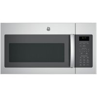 GE - 1.7 Cu. Ft. Over-the-Range Microwave with Sensor Cooking - Stainless steel - Front_Zoom