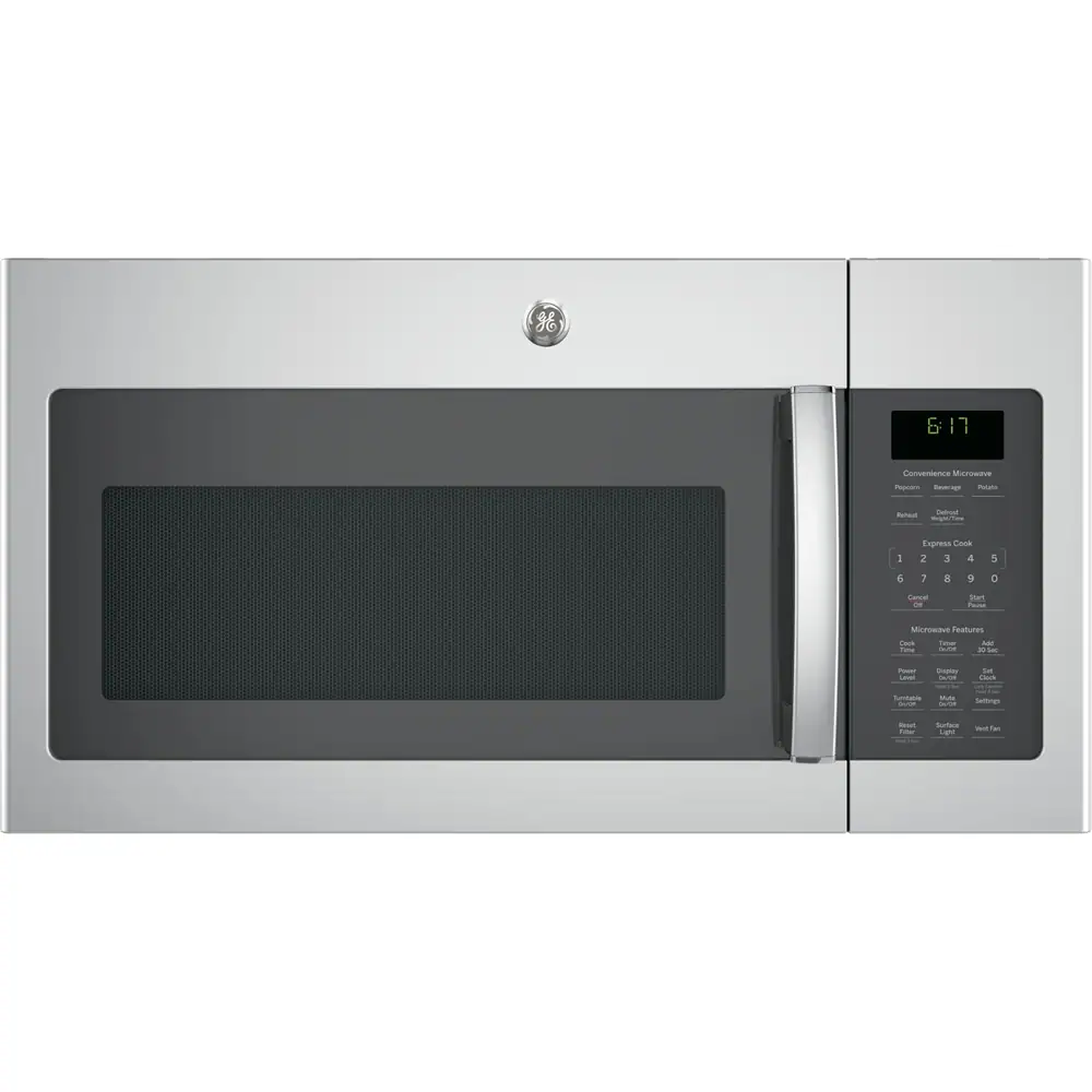 GE - 1.7 Cu. Ft. Over-the-Range Microwave with Convenience Cooking Controls - Stainless Steel
