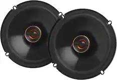Front. Infinity - INFINITY REF607FSL EZFit 6-1/2” Coaxial car audio speaker Shallow Mount - Black.