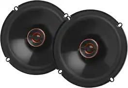 Infinity - REF607FSL EZFit 6-1/2” Coaxial car audio speaker Shallow Mount - Black