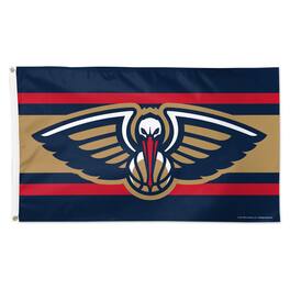 WinCraft - New Orleans Pelicans 3' x 5' Horizontal Stripe Deluxe Single-Sided Flag - Multicolor