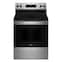 Whirlpool - 5.3 Cu. Ft. Freestanding Electric Range with Cooktop Flexibility - Stainless Steel