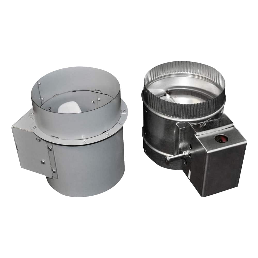 Whirlpool - 6" Makeup Air Switch Duct Kit - Silver - Front_Zoom