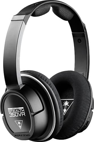 Turtle Beach - Ear Force Stealth 350VR Wired Gaming Headset for PlayStation VR and PlayStation 4 - Black - Angle