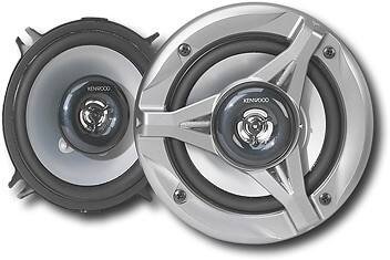 Angle Standard. Kenwood - 5-1/4" 2-Way Car Speakers w/Polypropylene Cone (Pair).