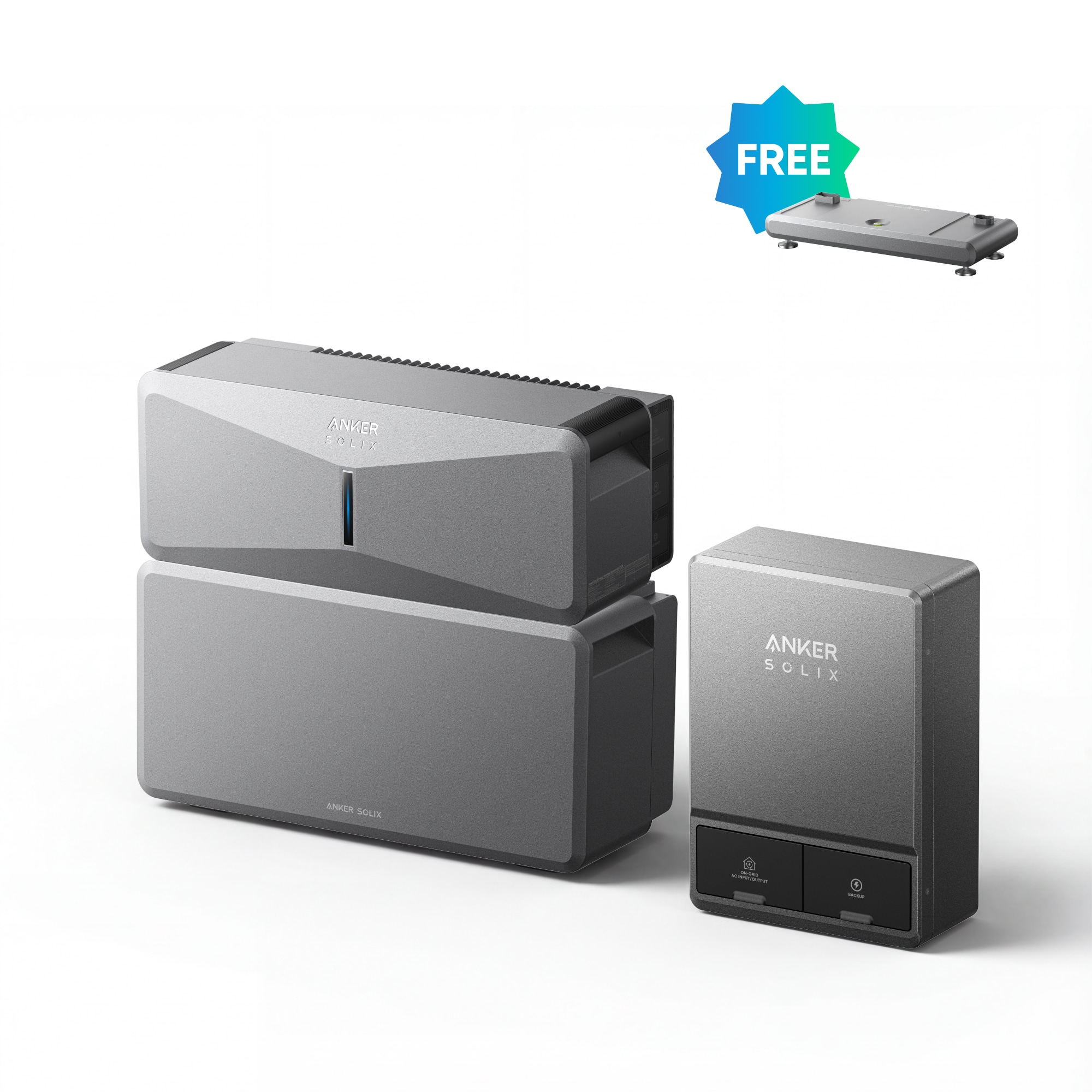 Anker - SOLIX E10 Manual Backup Kit, 10kW Turbo Output for whole-home backup with Smart Inlet Box, Installation Required (6144 Wh Capacity)