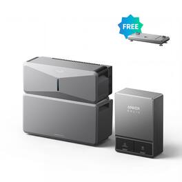 Anker - SOLIX E10 Manual Backup Kit, 10kW Turbo Output for whole-home backup with Smart Inlet Box, Installation Required (6144 Wh Capacity)