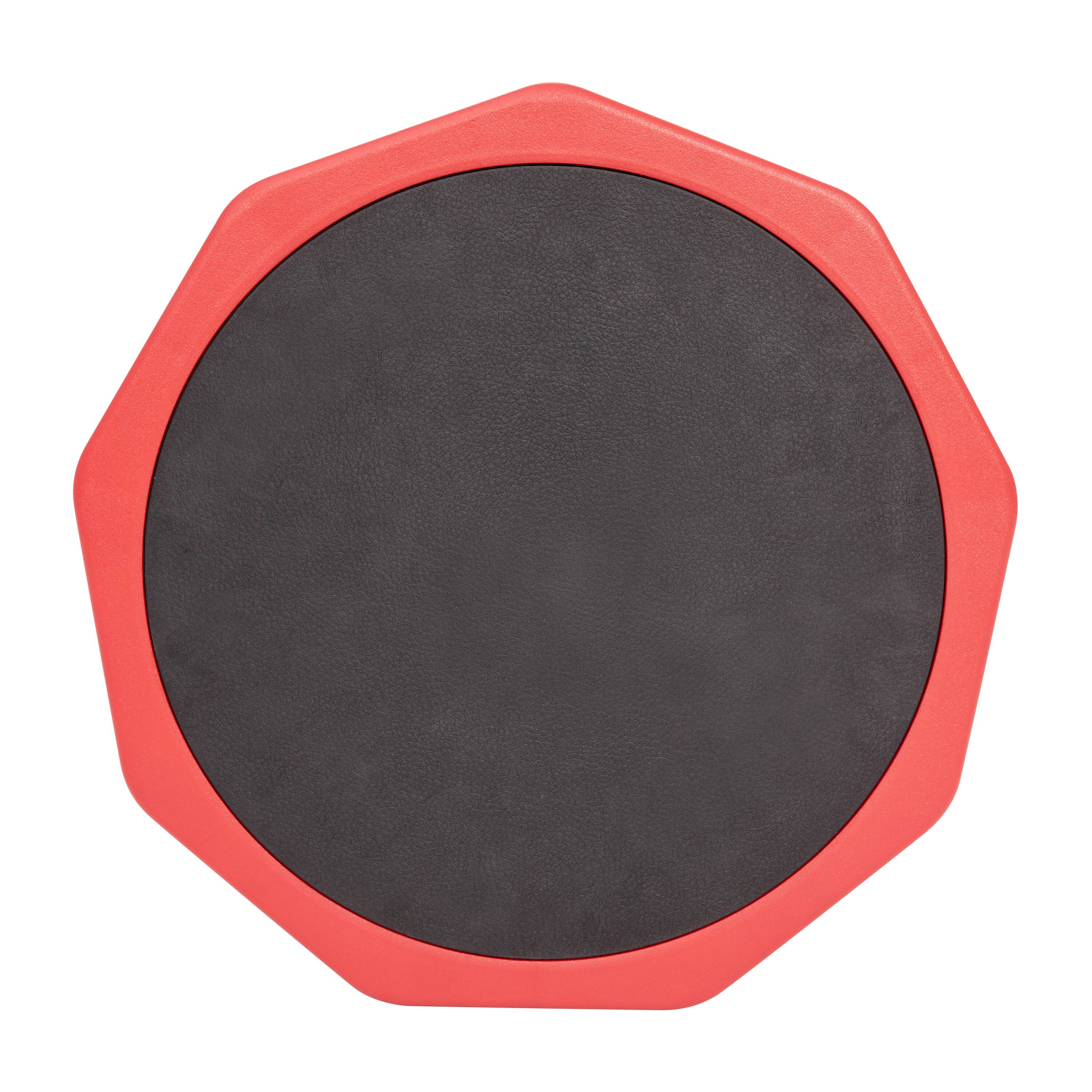 Alt View 9. Emma + Oliver - Saylor Height Adjustable Active Motion Stool for Kids with Weighted Rubber Non-Slip Bottom - Red.