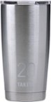 Takeya - Originals 20-Oz. Insulated Stainless Steel Tumbler with Sip Lid - Steel - Angle