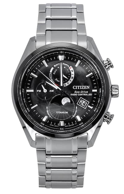 Citizen Tsuki Yomi Radio Controlled Moon Phase Eco Drive BY1018 Citizen Tsuki Yomi Radio Controlled Moon Phase Eco Drive BY1018