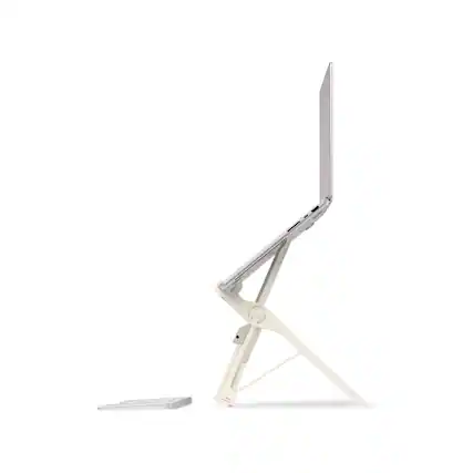 Front. HongFei - V3 Plus - Ultra Portable and Adjustable Laptop Stand - Quick-Release Height Adjustment, 5 to 14 inch Screen. - Dune.