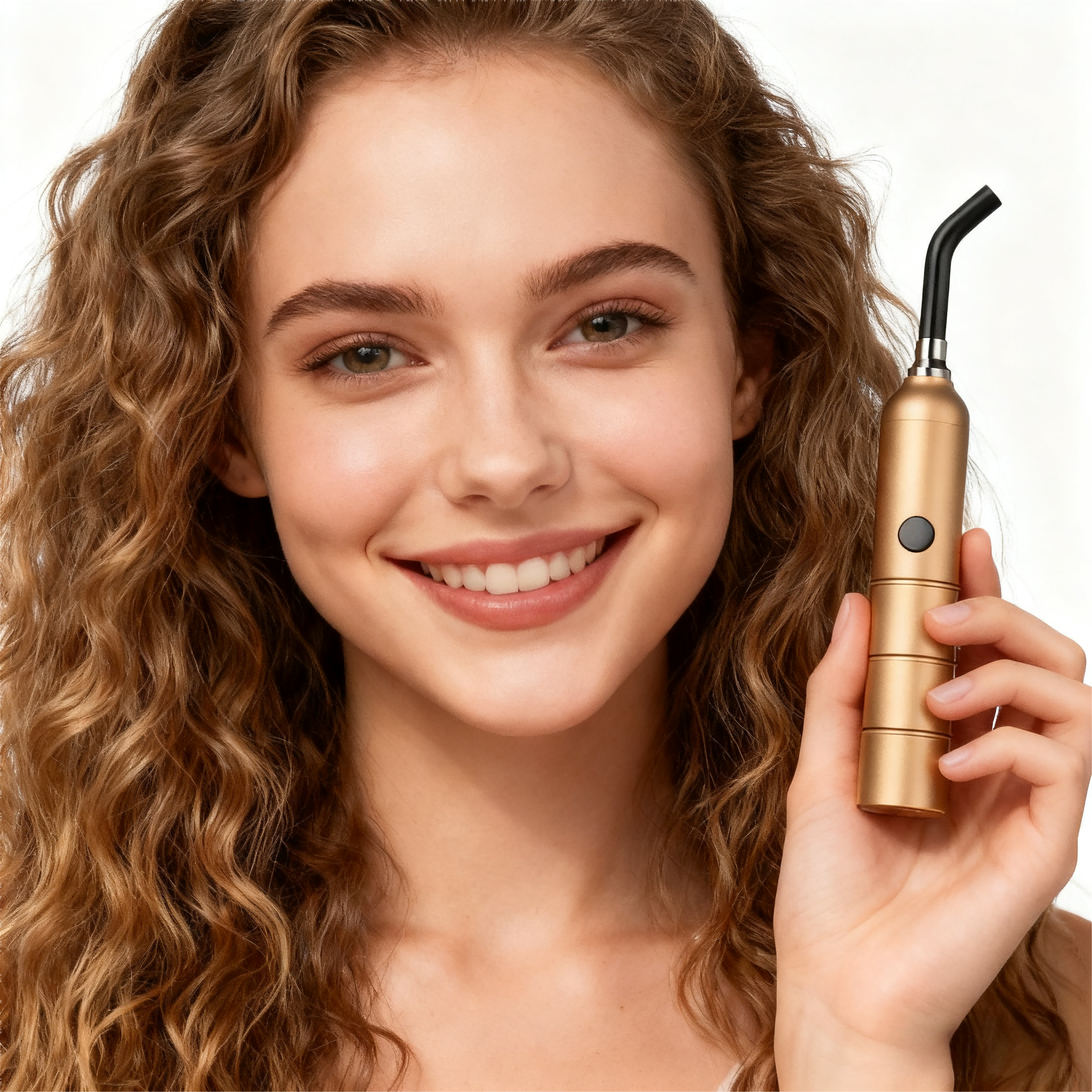 Morfone - Portable red light therapy device for treating cold sores, rhinitis, oral ulcers and muscle pain - Black