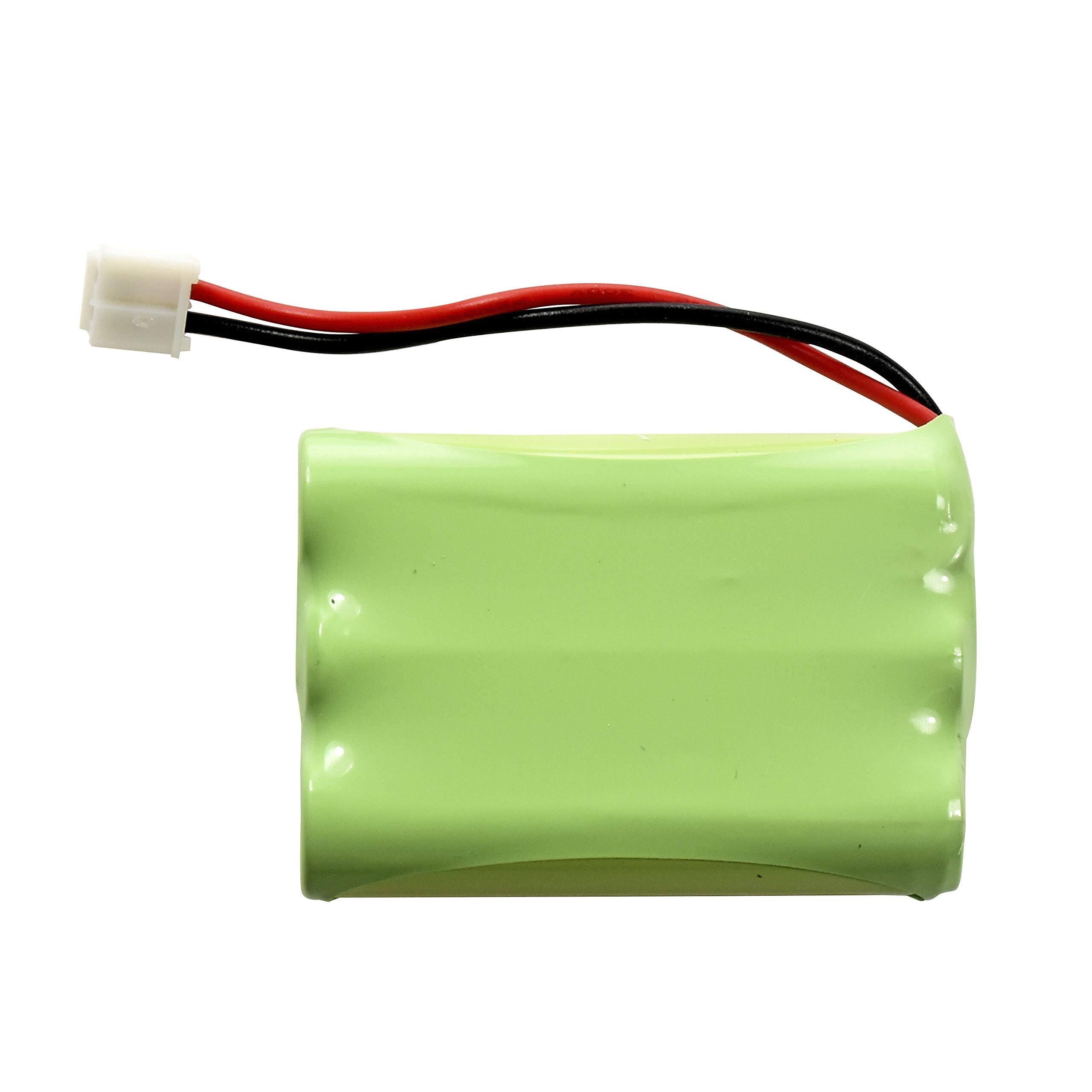 Left. HQRP - 5-Pack 3.6 V 700 mAh NiMH AAA Phone Battery Pack for VTech Cordless Handsets, Replacement 89-1323-00-00.