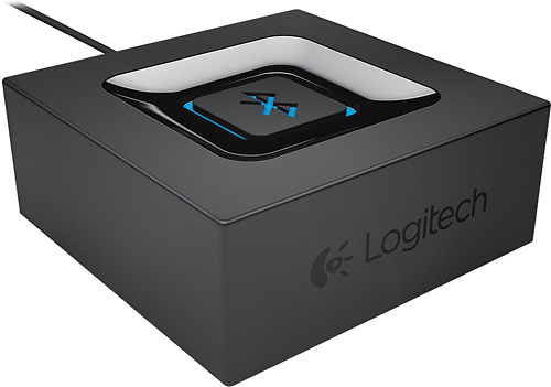 Logitech – Wireless Bluetooth Speaker Adapter – Black