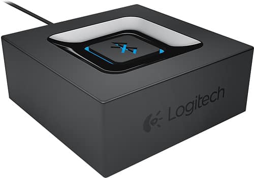 Angle. Logitech - Wireless Bluetooth Speaker Adapter - Black.