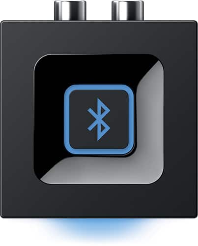 Alt View 1. Logitech - Wireless Bluetooth Speaker Adapter - Black.