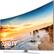 Left. Samsung - 65" Class (64.5" Diag) - Curved LED - 2160p - Smart - 4K Ultra HD TV with High Dynamic Range - Silver.