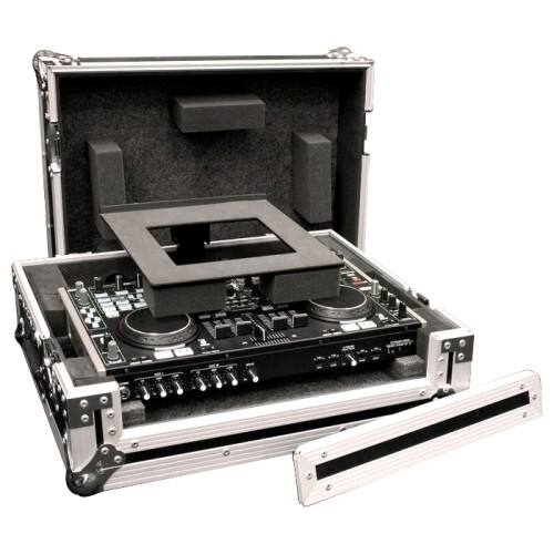 Front Standard. Road Ready - Integrated Laptop Case for The Denon DN-MC6000 Controller.