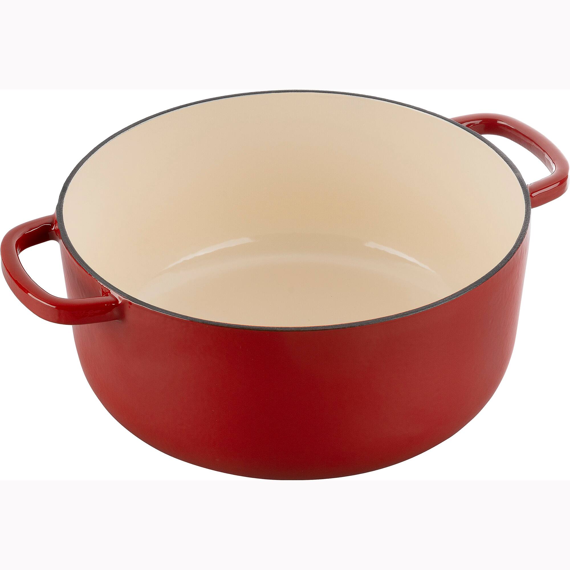 Alt View 5. Ballarini - Ballarini Bellamonte Cast Iron 7.5-qt Round Dutch Oven - Pomodoro Red - Red.