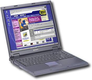 Angle Standard. Sony - VAIO 2.4GHz Notebook.