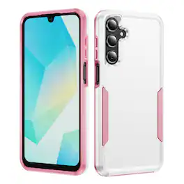 Kitcheniva - Fused Rugged Shockproof Phone Case With Tempered Glass For Samsung Galaxy A16 5G - White