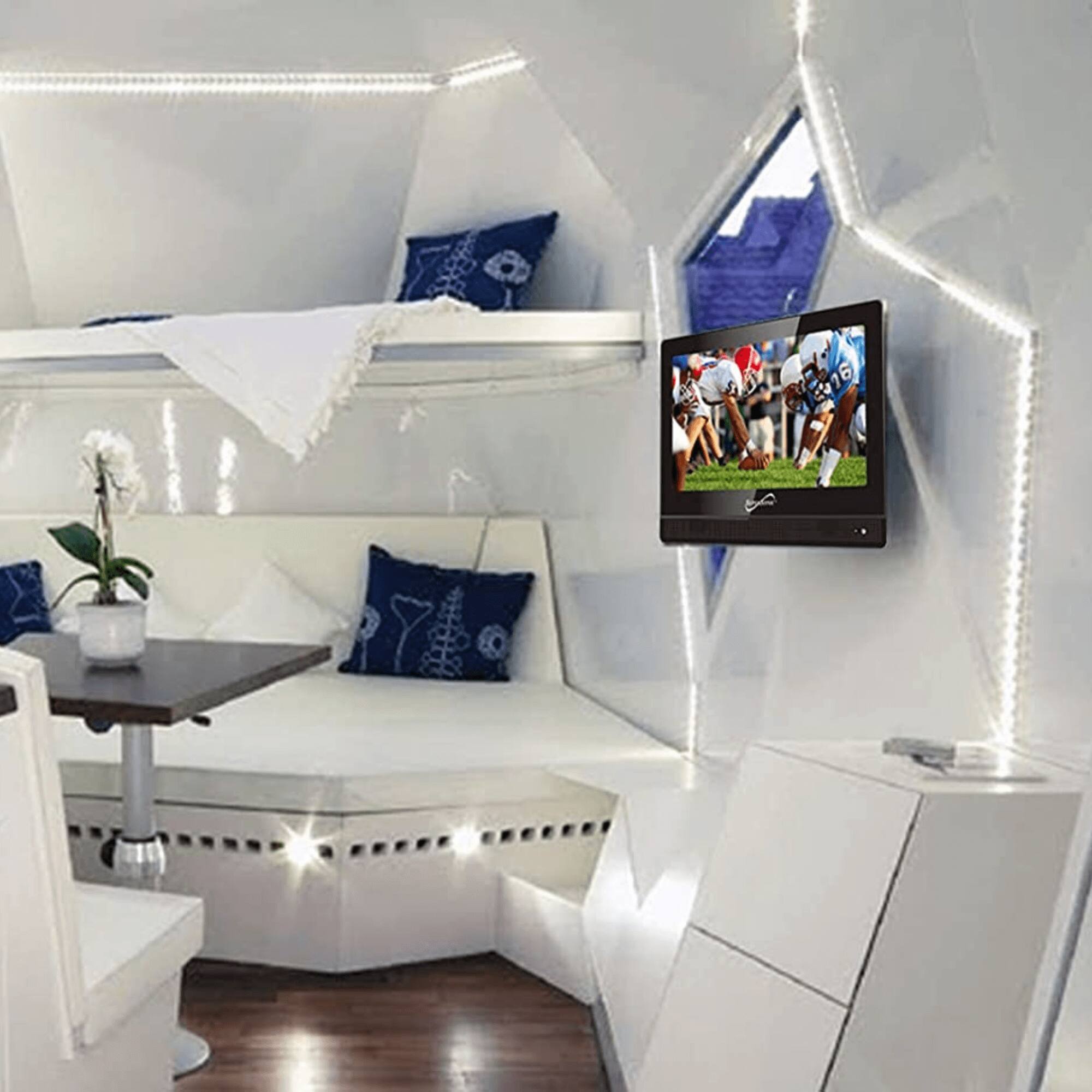 Alt View 2. Supersonic - 13.3" 12 Volt ACDC Widescreen LED HDTV with USB and HDMI.