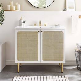 Chaucer Bathroom Cabinet Basin Not Included by Modway - White