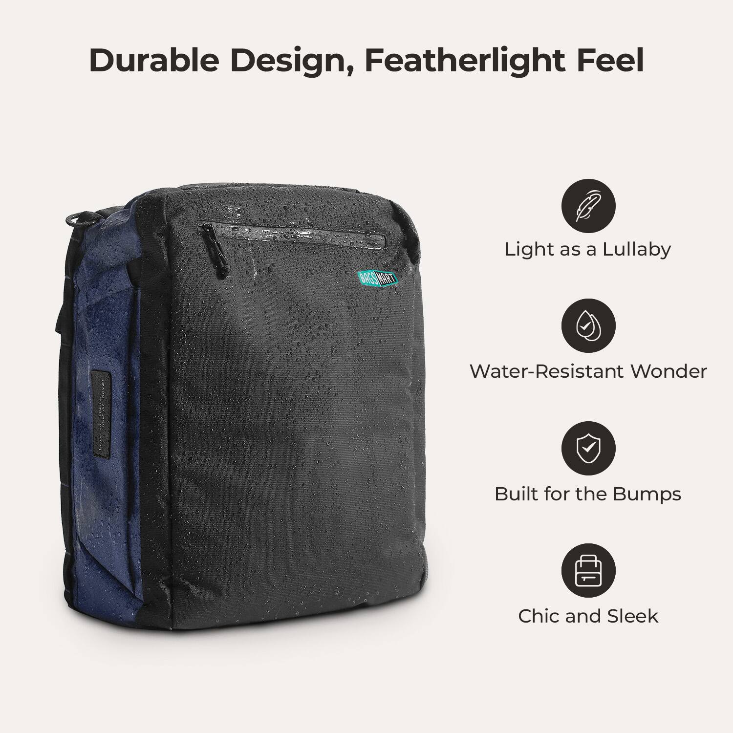 Durable Design, Featherlight Feel

- Light as a Lullaby
- Water-Resistant Wonder
- Built for the Bumps
- Chic and Sleek