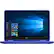 Front. Dell - Inspiron 11.6" Touch-Screen Laptop - Intel Pentium - 4GB Memory - 500GB Hard Drive - Blue.