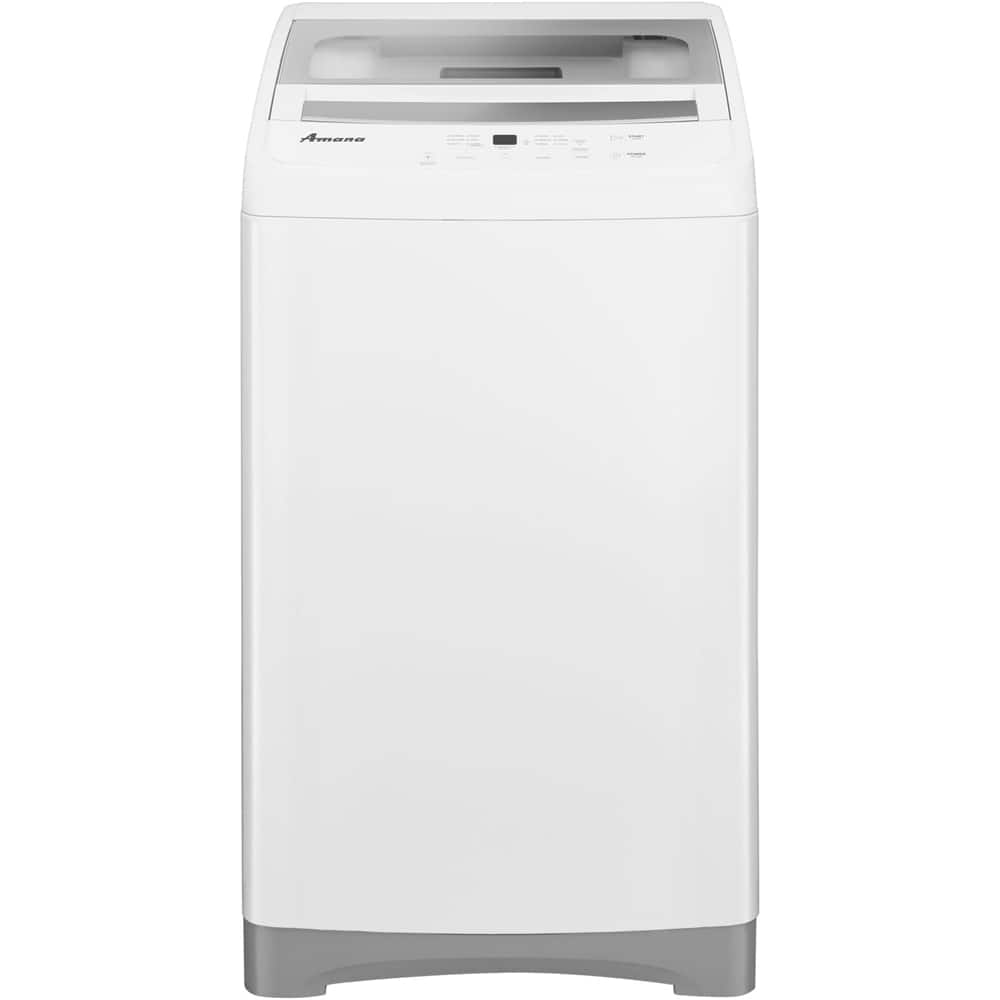 Amana - 1.5 Cu. Ft. 5-Cycle Top-Loading Washer - White - Larger Front