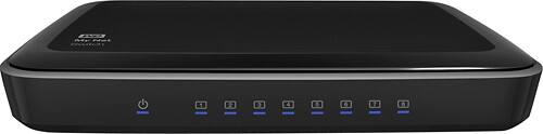 Front Standard. WD - My Net 8-Port 10Base-T/100Base-TX/1000Base-T Gigabit Ethernet Switch.