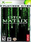 Front Detail. Enter the Matrix Platinum Hits - Xbox.
