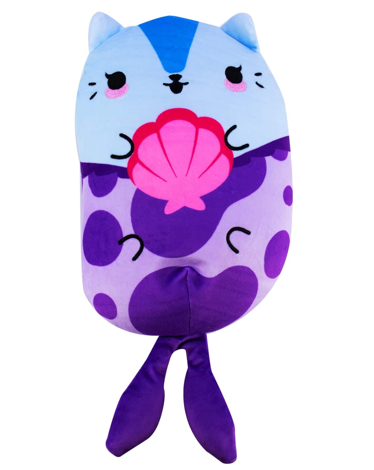 Cats vs Pickles - 8" Jumbo Plushies - Meet Shelly the Seashell Cat!