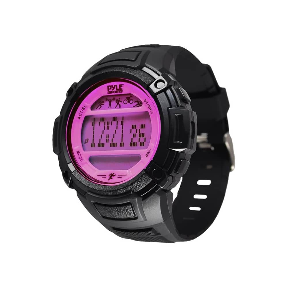 PYLE - Activity Tracker - Black, Pink