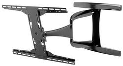 Peerless-AV - Designer Series Universal Ultra Slim Articulating Wall Mount - Gloss Black, Black - Front_Zoom