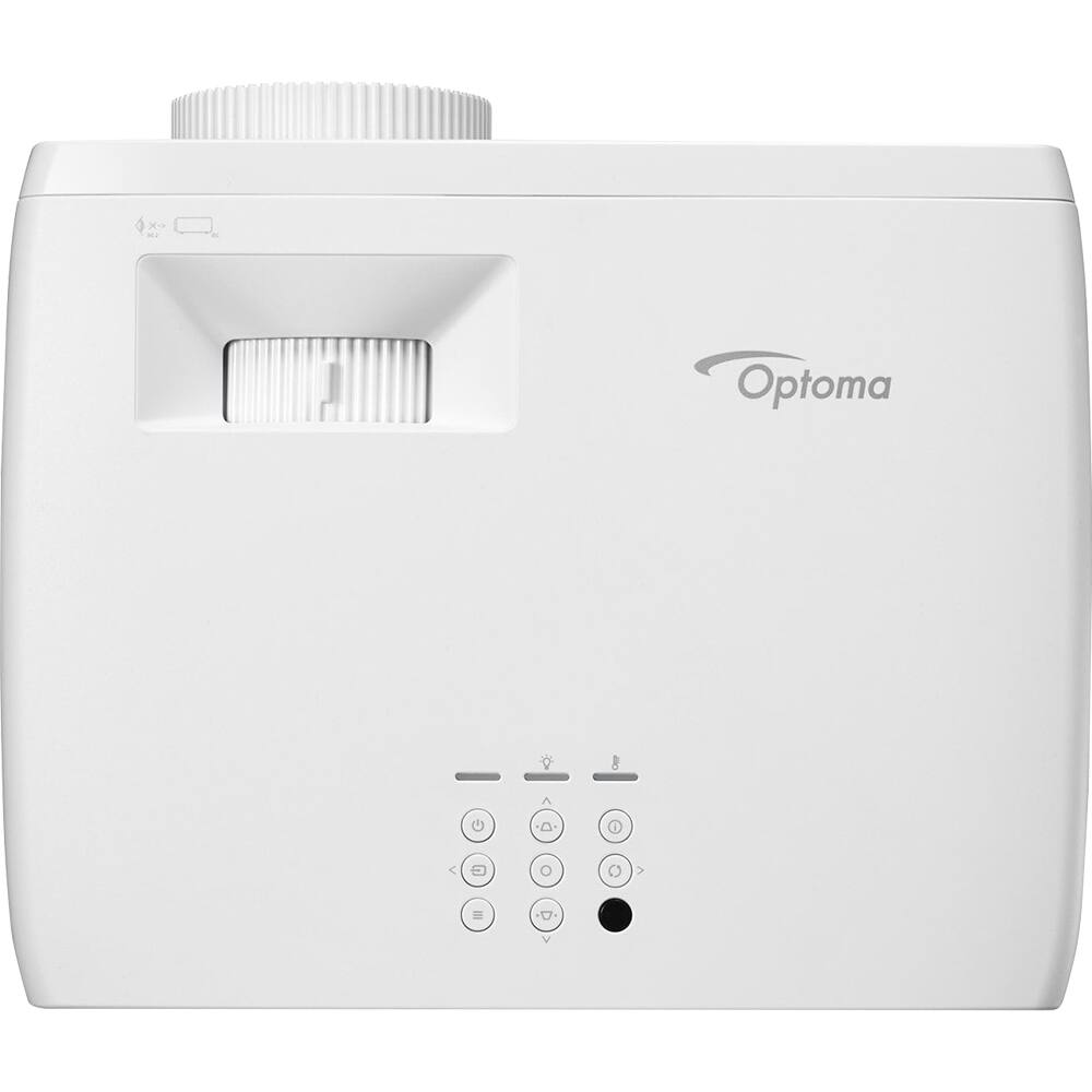 Alt View 6. Optoma - 4K UHD Laser Projector - ZK450 - White.