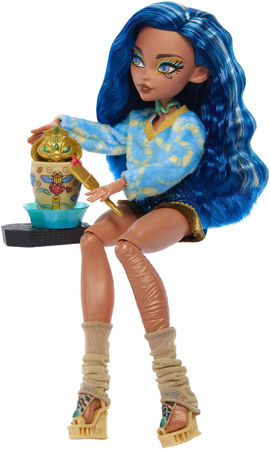Alt View 1. Mattel - Monster High Self-Scare Secrets Cleo De Nile Fashion Doll & Accessories   - COLLECTIBLES - Multicolor.