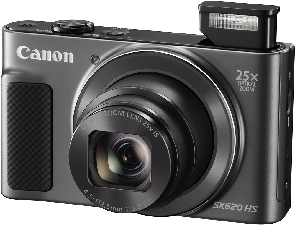 Blind Ruwe slaap Kruis aan Best Buy: Canon PowerShot SX620 HS 20.2-Megapixel Digital Camera Black  1072C001