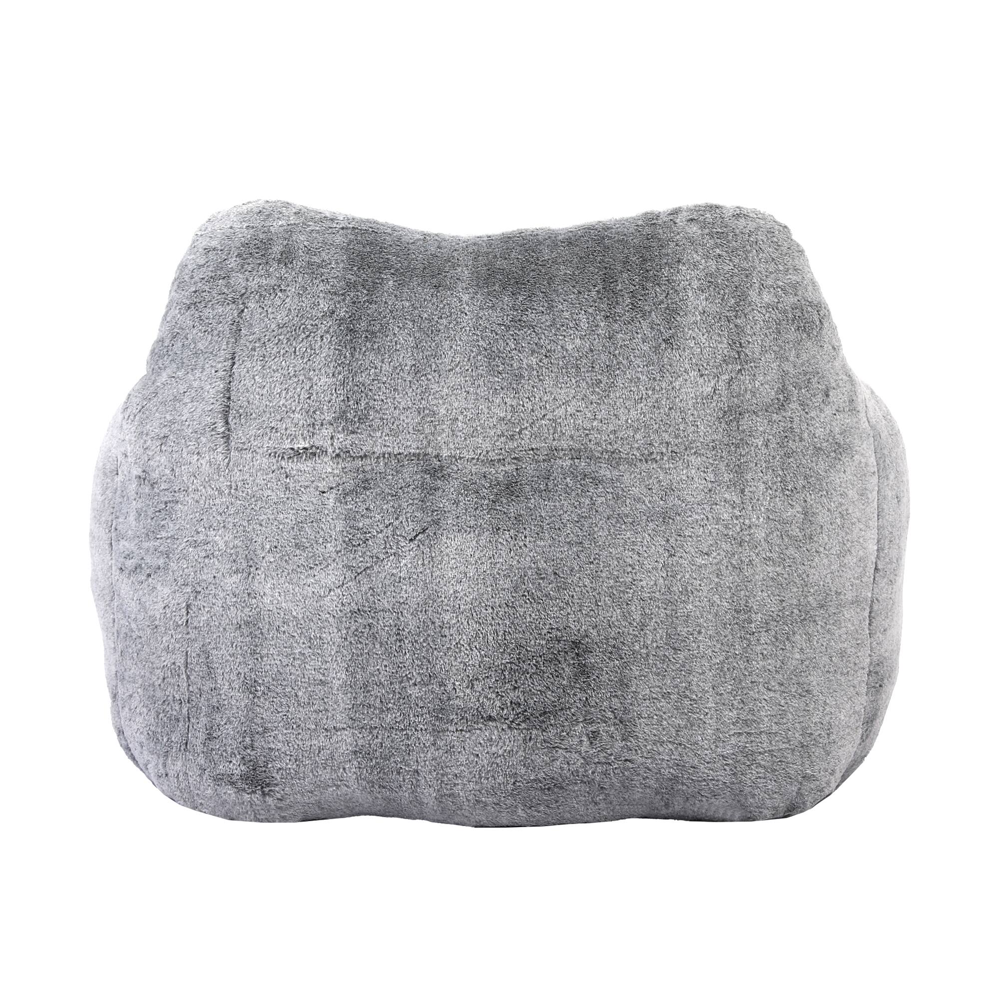 Alt View 8. GOODSILO - Bean Bag Chair Sofa with Armrests - Stuffed High-Density Foam, Lazy Comfy Seating for Adults in Living Room, Bedroom - Dark Gray.