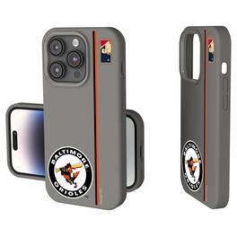 Keyscaper - MLB - Baltimore Orioles 1966 Logo iPhone Soft Touch Case - 14 - Gray