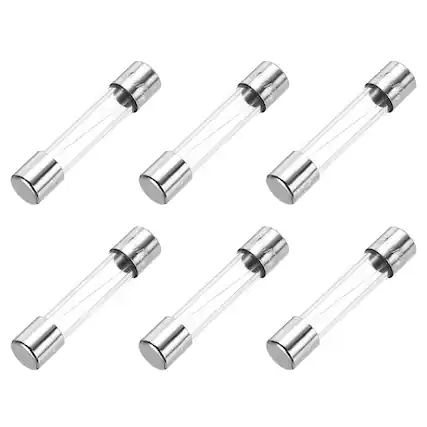 Front. Unique Bargains - 3.15A 250V 6x30mm Time Delay Glass Fuse UL Listed Slow Blow Fuse for Home Appliances 6pcs.