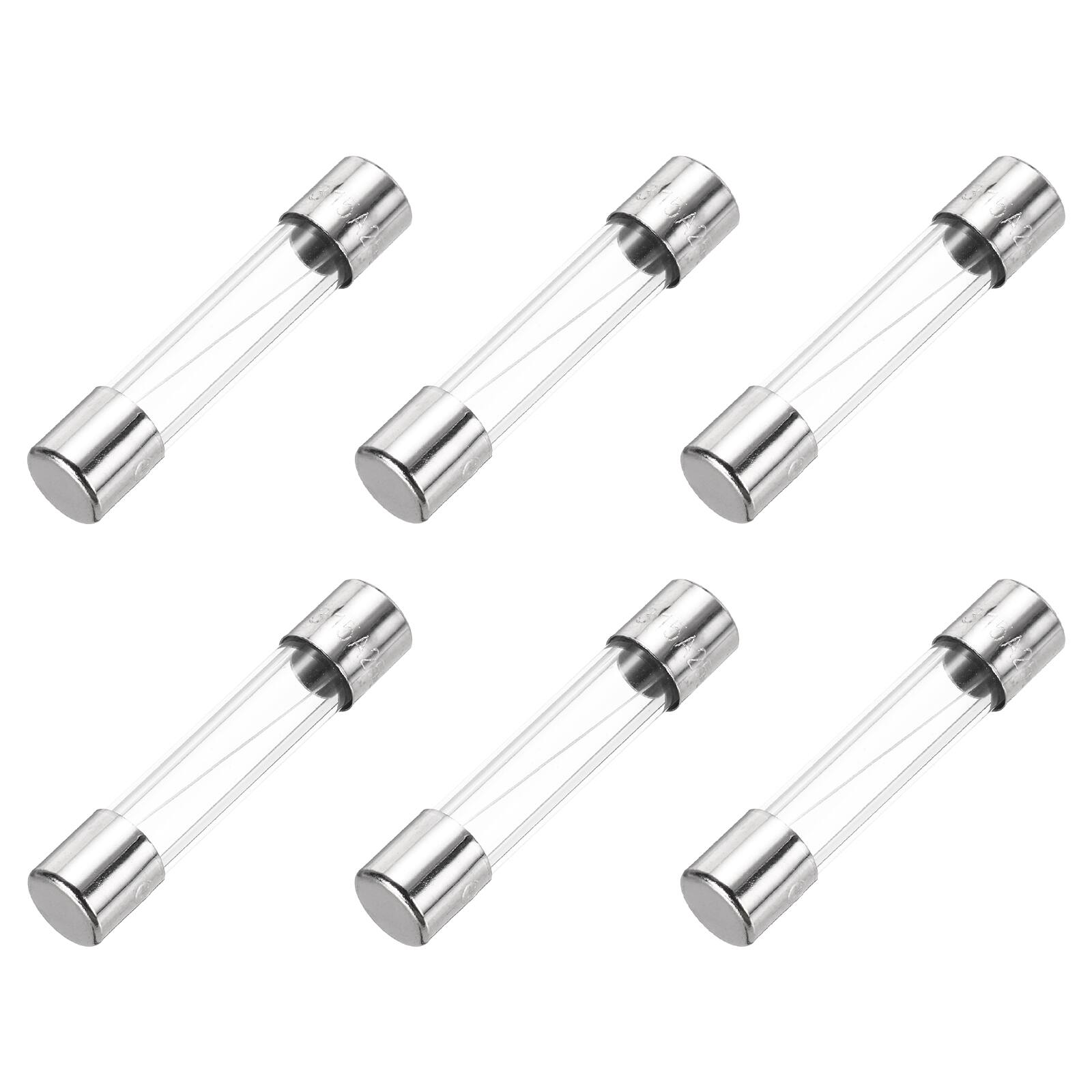 Front. Unique Bargains - 3.15A 250V 6x30mm Time Delay Glass Fuse UL Listed Slow Blow Fuse for Home Appliances 6pcs.