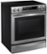 Angle Zoom. Samsung - Chef Collection Flex Duo 30" Self-Cleaning Slide-In Double Oven Electric Convection Range - Stainless steel.