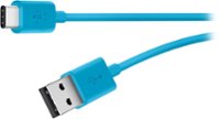 Front Zoom. Belkin - MIXIT 6' USB Type C-to-USB Type A Device Cable - Blue.