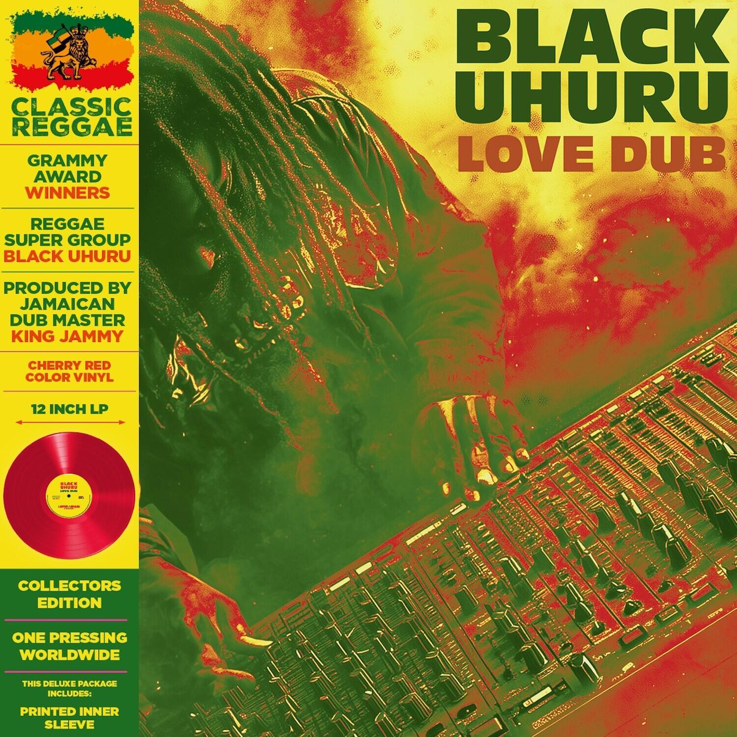 Black Uhuru アナログレコード LP Black Uhuru / Sly & Robbie Love Dub Cherry Red VINYL LP - Best Buy