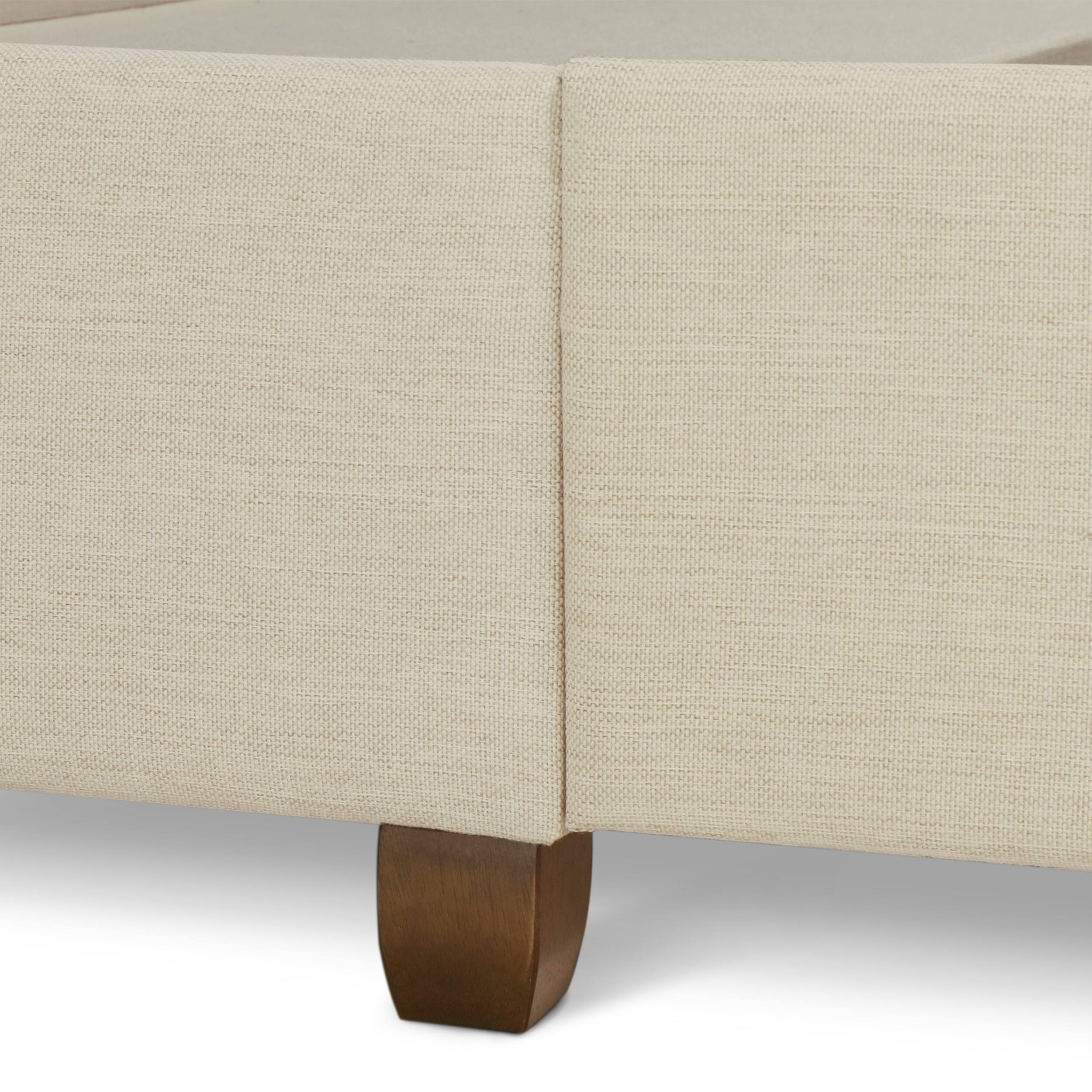 Alt View 21. Finch - Maxwell Storage Bed with Adjustable Height Headboard Queen - Beige.